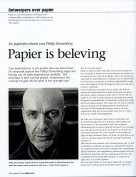 Philip Stroomberg over papier – Print matters